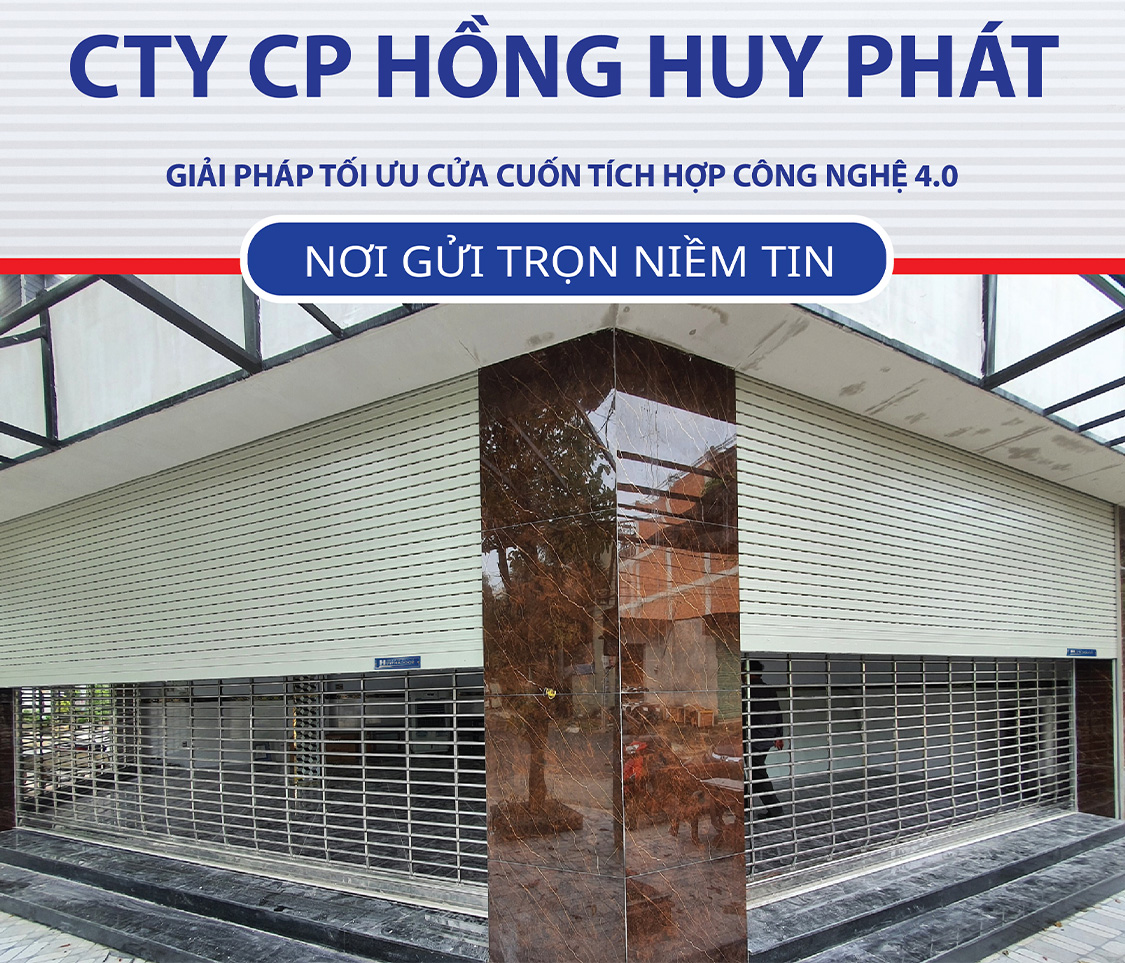 Cửa cuốn thông minh hồng huy phát