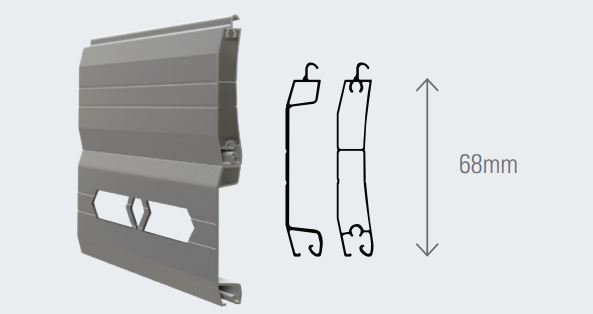 Cửa cuốn tấm liền Austdoor AL68